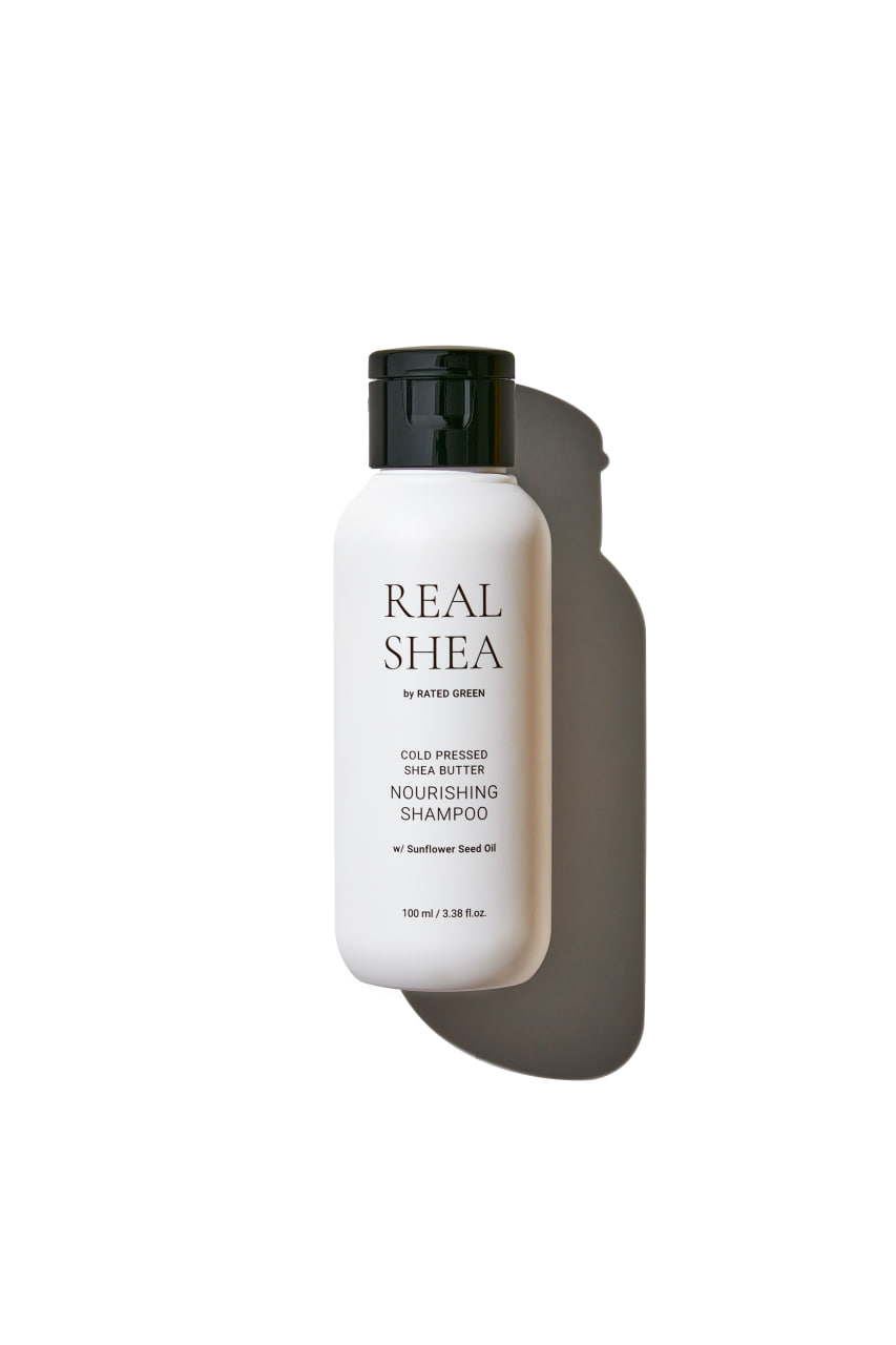 Rated Green Real Shea Nourishing Shampoo 100ml - Поживний шампунь з маслом ши Rated Green Real Shea Nourishing Shampoo 100ml - Поживний шампунь з маслом ши